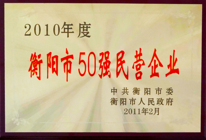 衡陽50強民營企業